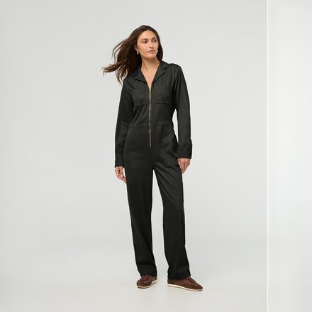 DU/ER - Naked Twill Long Sleeve Jumpsuit - Women's