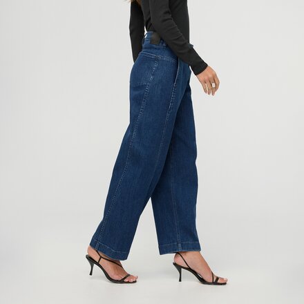 DU/ER - Performance Denim + High Rise Barrel Pant - Women's