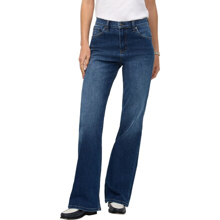 Performance Denim + High Rise Wide Leg Pant - Women's