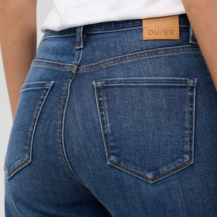 DU/ER - Performance Denim + High Rise Wide Leg Pant - Women's