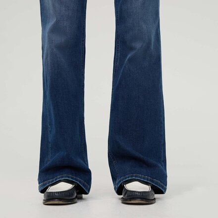 DU/ER - Performance Denim + High Rise Wide Leg Pant - Women's