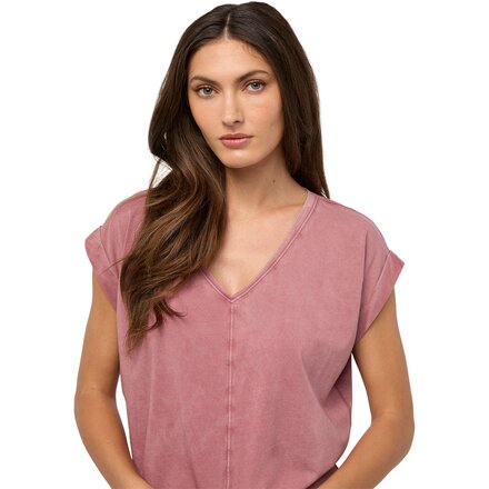 DU/ER - PurePima Dolman V-Neck Top - Women's