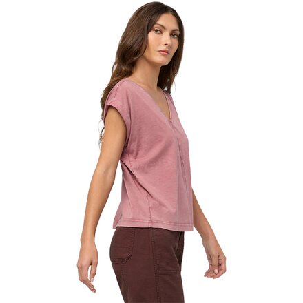 DU/ER - PurePima Dolman V-Neck Top - Women's