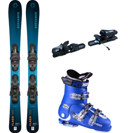 Flash Junior Blue Ski Package + Roces Adj Ski Boot -2026