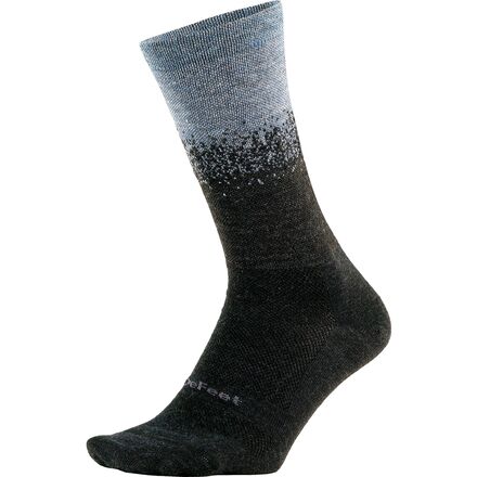 DeFeet - Wooleator Pro 6in Sock - Charcoal/Sapphire