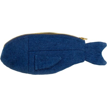 Denim Fish Pouch