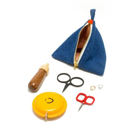 DEGEN - Denim Pyramid Pouch