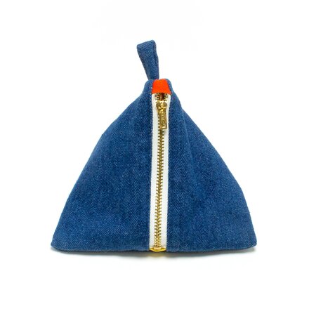 DEGEN - Denim Pyramid Pouch