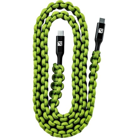 USB-C to C Cable, Paracord wrapped, 3 ft PD enabled