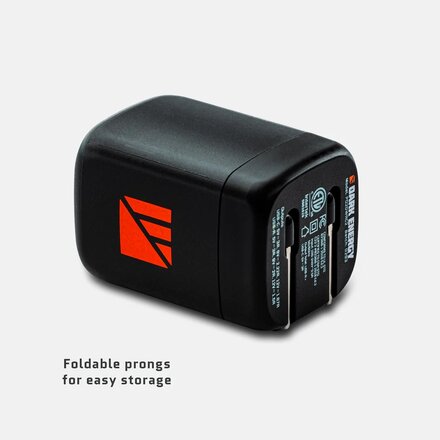 Dark Energy - PD-enabled 20W AC adapter with USB-A and USB-C