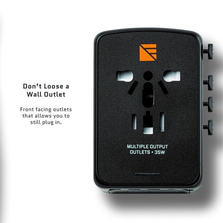 Dark Energy - PD-enabled 35W International AC adapter