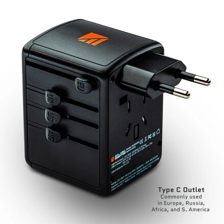 Dark Energy - PD-enabled 35W International AC adapter