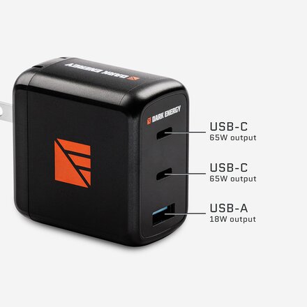 Dark Energy - PD-enabled 65W AC adapter