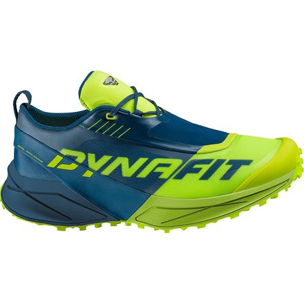 Dynafit - Ultra 100 Trail Running Shoe - Men's - Poseidon/Fluo Yellow
