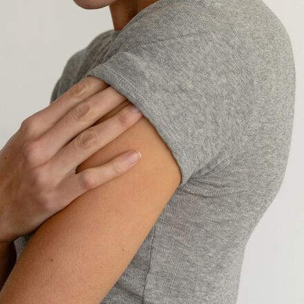 Donni - The Pointelle Baby T-Shirt - Women's