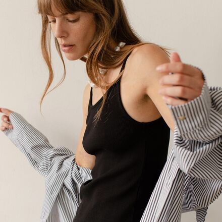 Donni - The Rib Spaghetti Tank Top - Women's