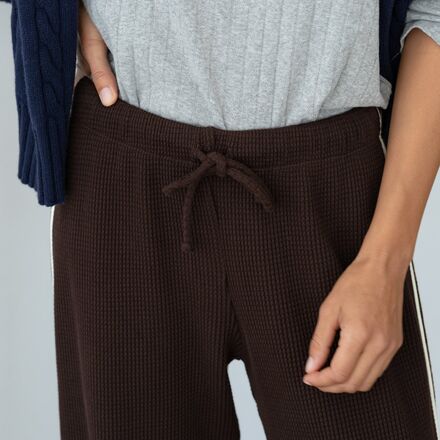 Donni - The Thermal Stripe Crop Pant - Women's