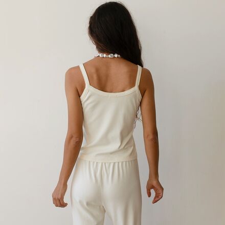 Donni - The Baby Rib Scallop Tank Top - Women's