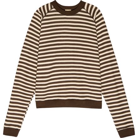 Donni - The Stripe Eco-Terry Crewneck - Women's