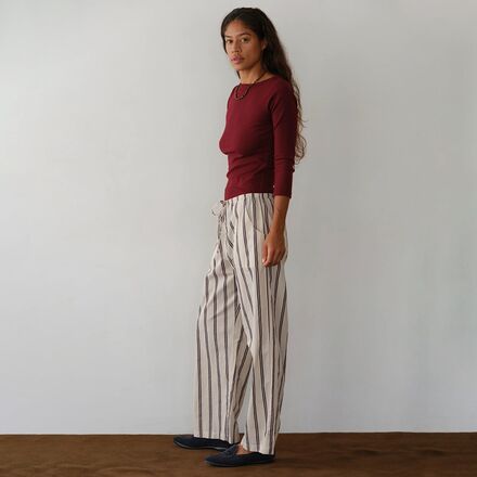 Donni - The Stripe Pop Drawstring Pant - Women's