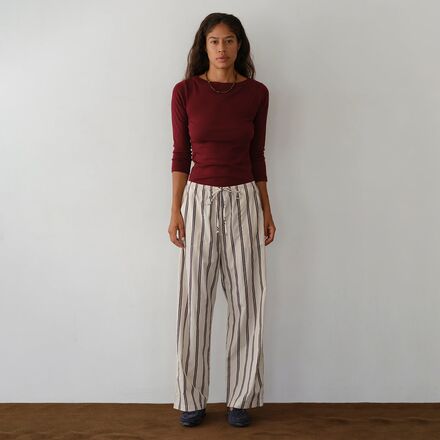 Donni - The Stripe Pop Drawstring Pant - Women's