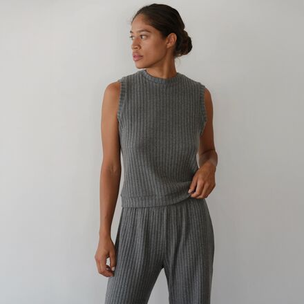 Donni - The Sweater Rib Shell Vest - Women's