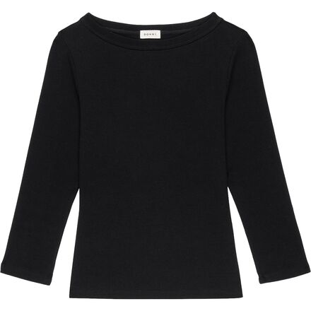 Donni - The Baby Rib Boat Neck Long-Sleeve Top - Women's