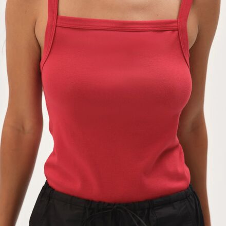Donni - The Baby Rib Square Neck Tank Top - Women's