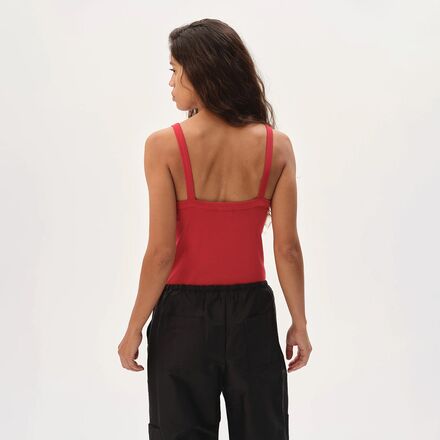 Donni - The Baby Rib Square Neck Tank Top - Women's