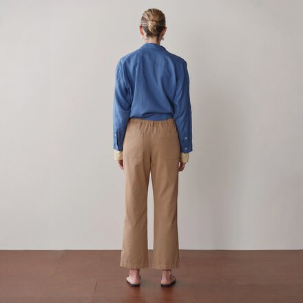 Donni - The Chino Drawstring Crop Pant - Women's
