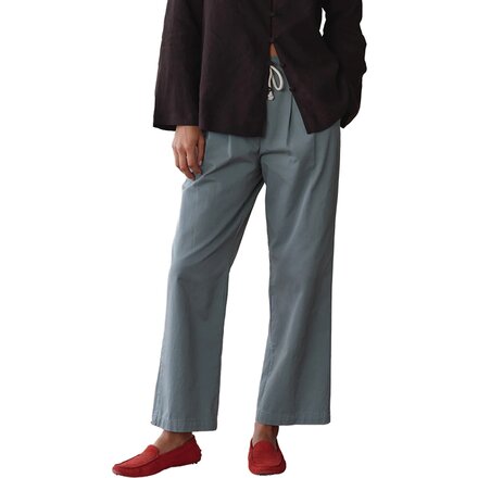 The Chino Drawstring Crop Pant - Women's