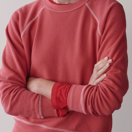 Donni - The Eco-Terry Contrast Stitch Sweatshirt - Women's