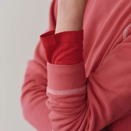 Donni - The Eco-Terry Contrast Stitch Sweatshirt - Women's