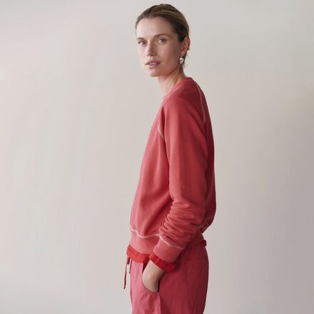 Donni - The Eco-Terry Contrast Stitch Sweatshirt - Women's