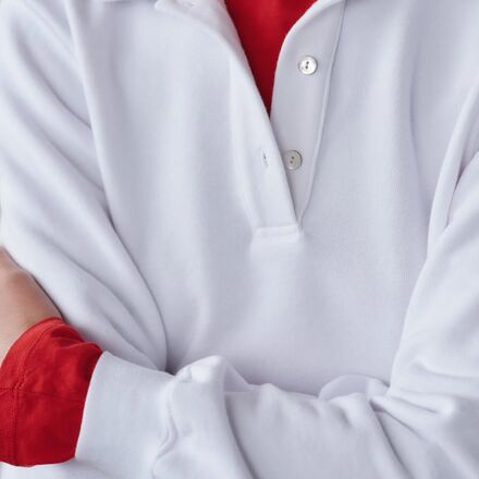 Donni - The Eco-Terry Polo Sweatshirt - Women's