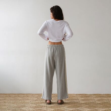 Donni - The Eco-Terry Stripe Pant - Women's