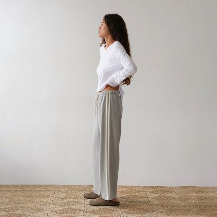 Donni - The Eco-Terry Stripe Pant - Women's