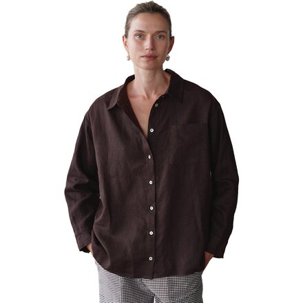 The Linen Relaxed Shirt - Women's