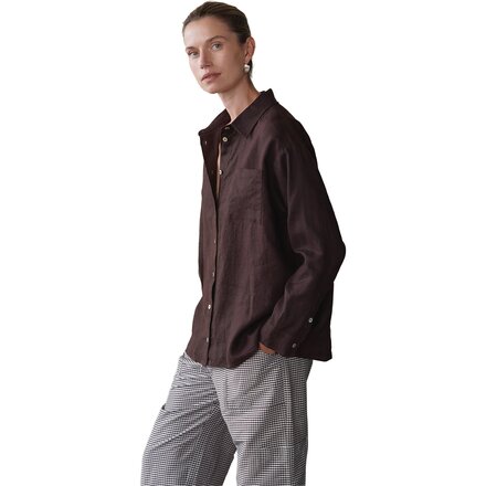 Donni - The Linen Relaxed Shirt - Women's