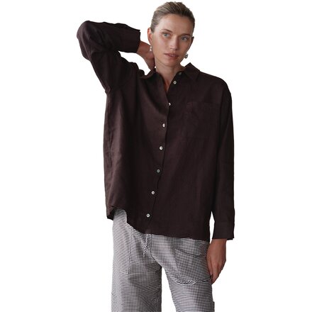 Donni - The Linen Relaxed Shirt - Women's