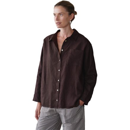 Donni - The Linen Relaxed Shirt - Women's