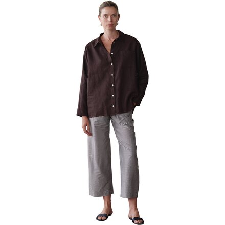 Donni - The Linen Relaxed Shirt - Women's