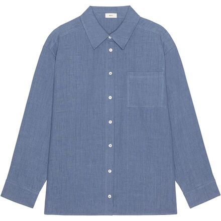 Donni - The Linen Relaxed Shirt - Women's - Lapis