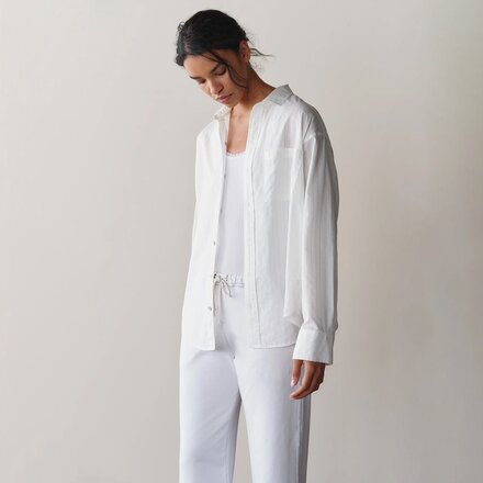 Donni - The Eyelet Pop Shirt - Women's
