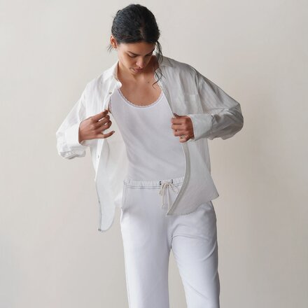Donni - The Eyelet Pop Shirt - Women's