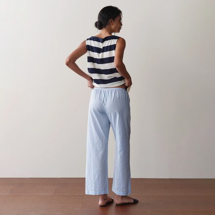 Donni - The Eyelet Pop Simple Crop Pant - Women's