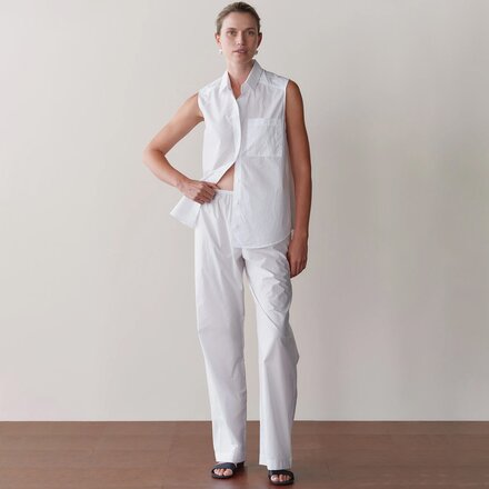 Donni - The Eyelet Pop Simple Crop Pant - Women's