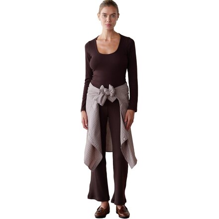 Donni - The Sweater Rib Kick Flare Pant - Women's