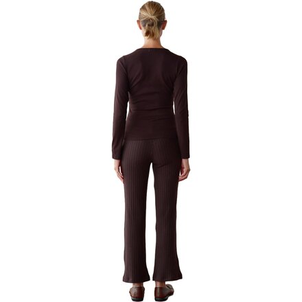 Donni - The Sweater Rib Kick Flare Pant - Women's