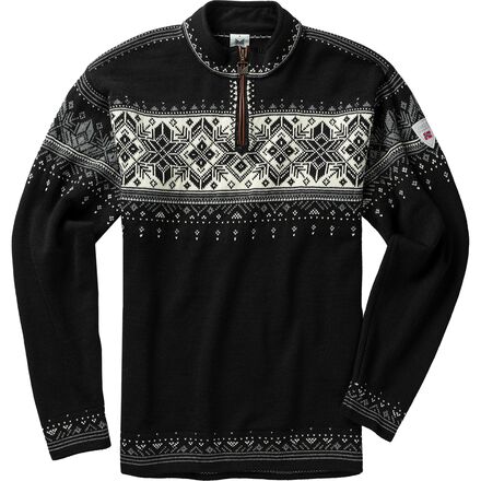 Dale of Norway - Blyfjell Sweater - Men's - Black/Smoke/Off White/Light Charcoal